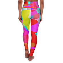 Carica l&#39;immagine nel visualizzatore di Gallery, High Waisted Yoga Leggings with Art Print Laila Lago &amp; C. by Iannilli Antonella
