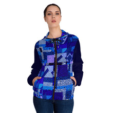 Carica l&#39;immagine nel visualizzatore di Gallery, Women’s Full-Zip Hoodie (AOP) Laila Lago &amp; C. by I.A.
