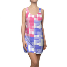 Load image into Gallery viewer, Dress with summer art print designed by Laila Lago &amp; C. by Iannilli Antonella
