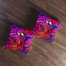 Carica l&#39;immagine nel visualizzatore di Gallery, Tufted Floor Pillow, Square Laila Lago &amp; C. by Iannilli Antonella
