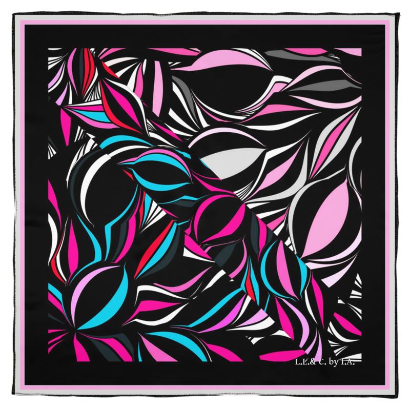 Foulard artistici in seta dalla collezione  Le onde