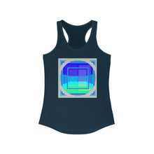 Load image into Gallery viewer, Women&#39;s Ideal Racerback Tank with central art print Laila Lago &amp; C.by Iannilli Antonella
