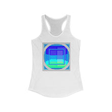 Load image into Gallery viewer, Women&#39;s Ideal Racerback Tank with central art print Laila Lago &amp; C.by Iannilli Antonella
