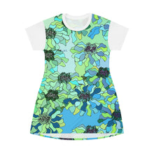 Load image into Gallery viewer, All Over Print T-Shirt Dress  L.L.&amp; C. by I.A.
