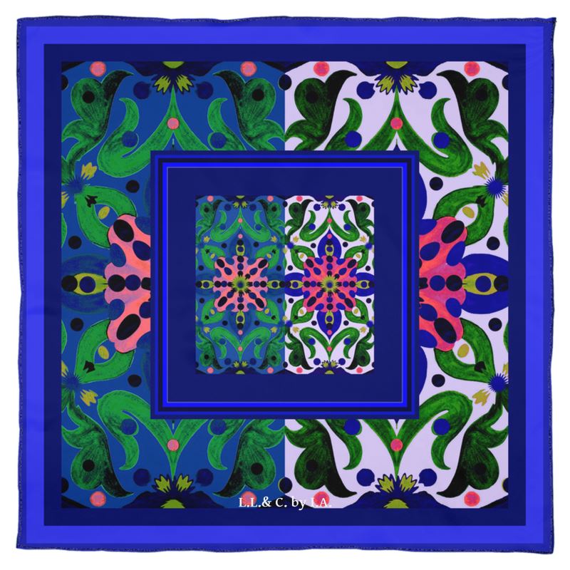 Foulard  in seta linea Acquarelli