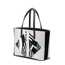 Carica l&#39;immagine nel visualizzatore di Gallery, Borsa tote in pelle con stampa artistica Entra nel sogno mai invisibili
