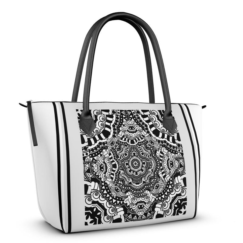 Borsa in pelle   linea Multi grafica