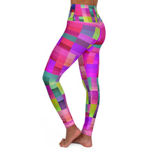 Load image into Gallery viewer, High Waisted Yoga Leggings with Art Print Laila Lago &amp; C. by Iannilli Antonella
