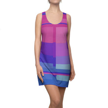 Load image into Gallery viewer, Dress with summer art print designed by Laila Lago &amp; C. by Iannilli Antonella
