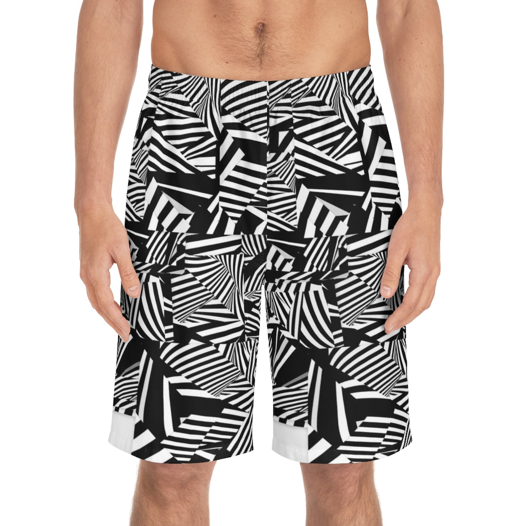 Men's Board Shorts (AOP)Laila Lago & C.by Iannilli Antonella