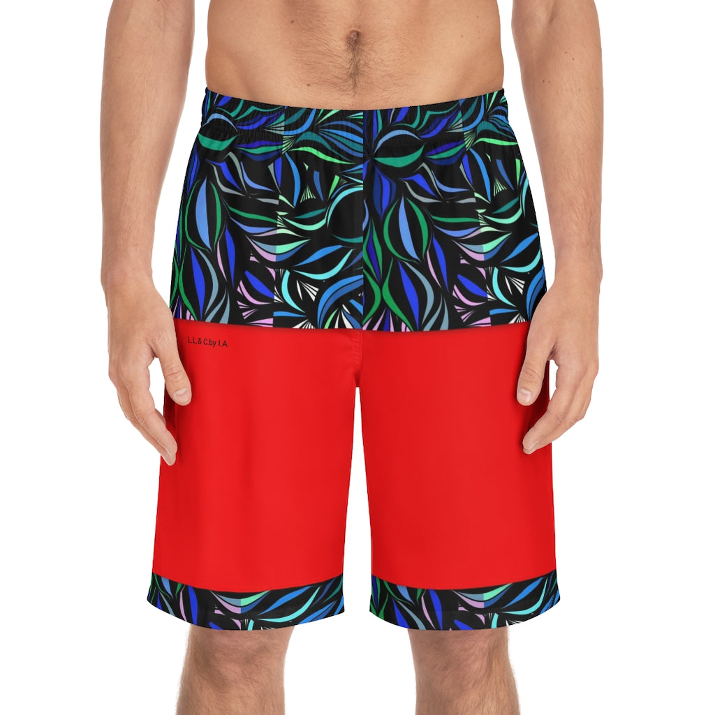 Men's Board Shorts (AOP)Laila Lago & C.by Iannilli Antonella