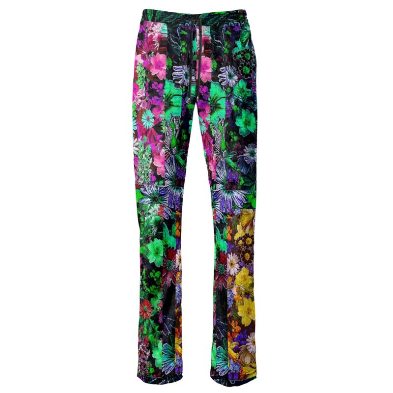 Pantaloni in raso di velluto