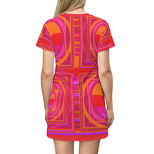 Load image into Gallery viewer, All Over Print T-Shirt Dress Laila Lago &amp; C. by Iannilli Antonella
