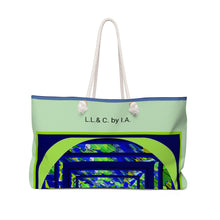 Load image into Gallery viewer, Beach bag with artistic print designed by Laila Lago &amp; C. by Iannilli Antonella
