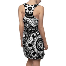 Load image into Gallery viewer, Dress with summer art print designed by Laila Lago &amp; C. by Iannilli Antonella
