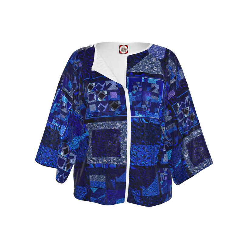 Kimono con stampa artistica  linea Ricami