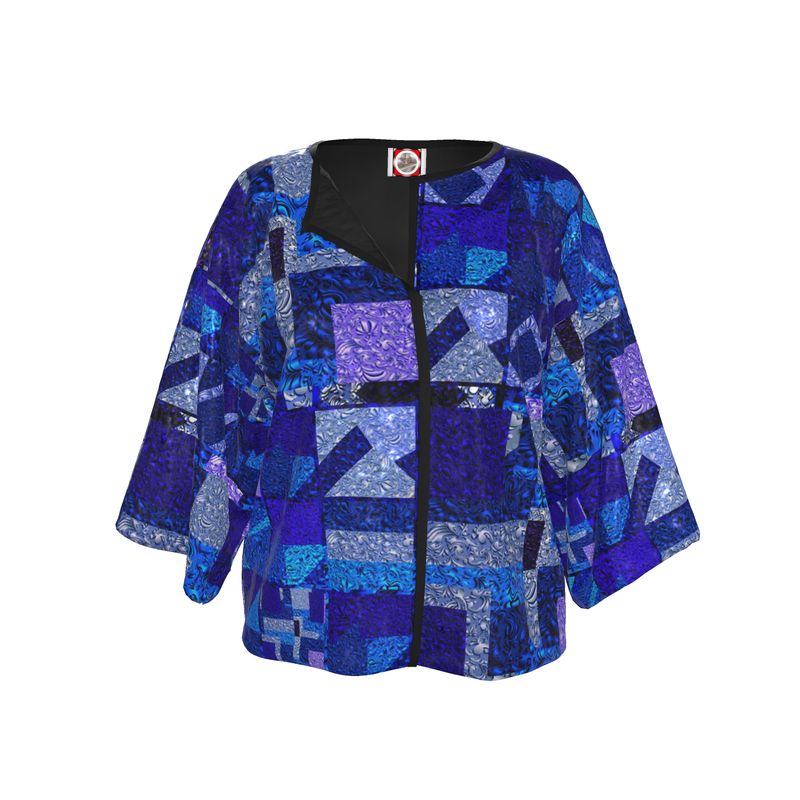 Kimono con stampa artistica linea Ricami