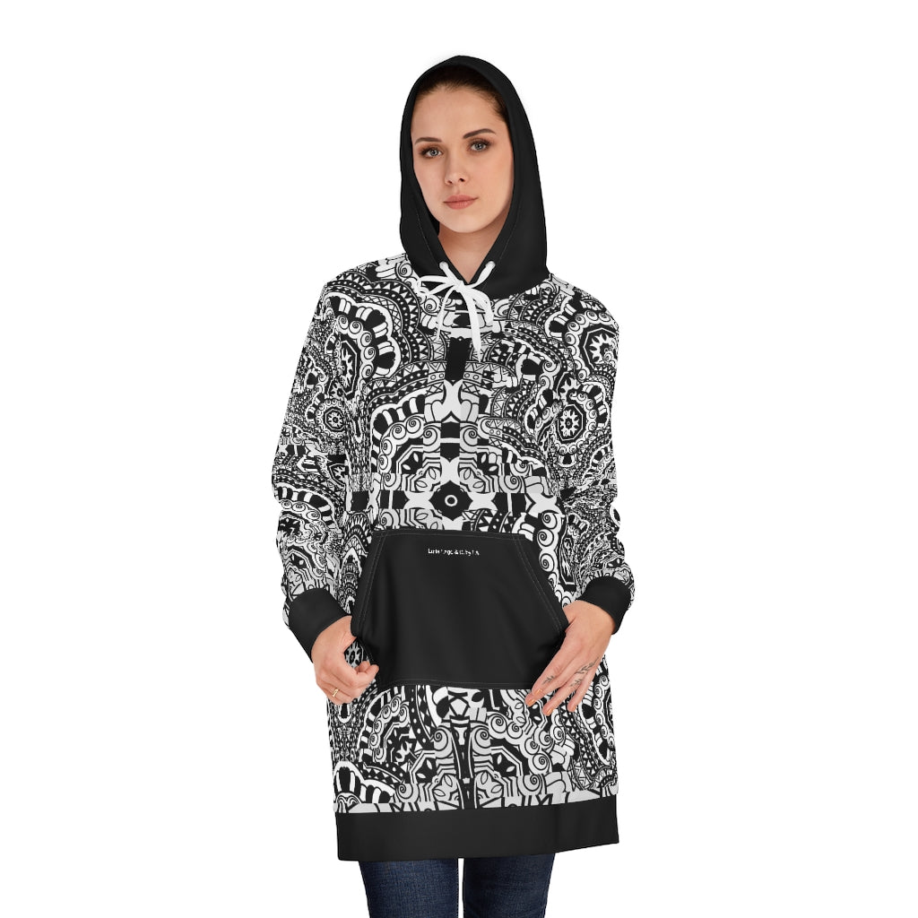 Women's Hoodie Dress (AOP)Laila Lago & C. by Iannilli Antonella