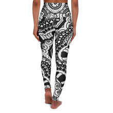 Load image into Gallery viewer, High Waisted Yoga Leggings with Art Print Laila Lago &amp; C. by Iannilli Antonella
