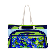 Carica l&#39;immagine nel visualizzatore di Gallery, Beach bag with artistic print designed by Laila Lago &amp; C. by Iannilli Antonella
