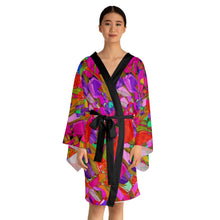Carica l&#39;immagine nel visualizzatore di Gallery, Long Sleeve Kimono Robe  Laila Lago &amp; C. by Iannilli Antonella
