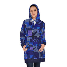 Load image into Gallery viewer, Women&#39;s Hoodie Dress (AOP) Stampa Laila Lago &amp; C. by Iannilli Antonella
