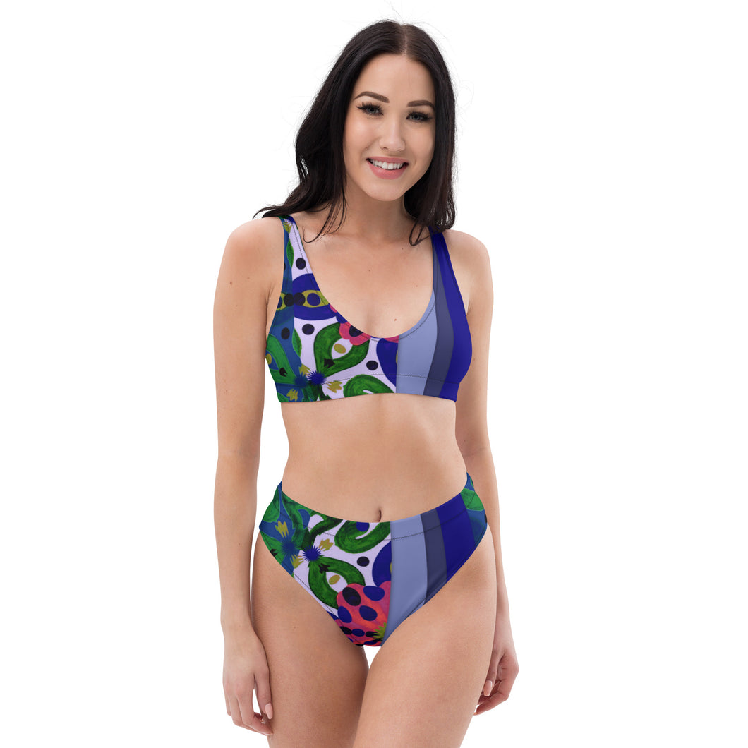 Recycled high-waisted bikini Laila Lago & C. by Iannilli Antonella