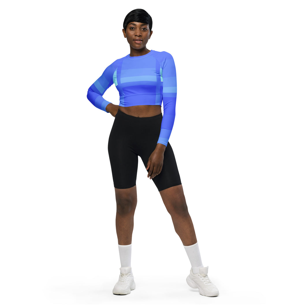 Recycled long-sleeve crop top Laila Lago & C. by I.A.