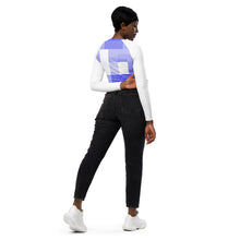 Carica l&#39;immagine nel visualizzatore di Gallery, Recycled long-sleeve crop top Stampa Laila Lago &amp; C. by I.A.
