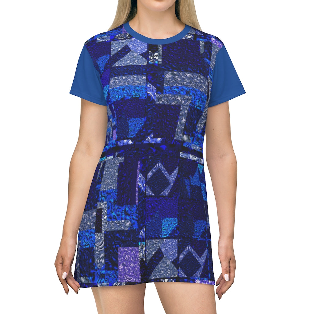 All Over Print T-Shirt Dress Laila Lago & C. by Iannilli Antonella