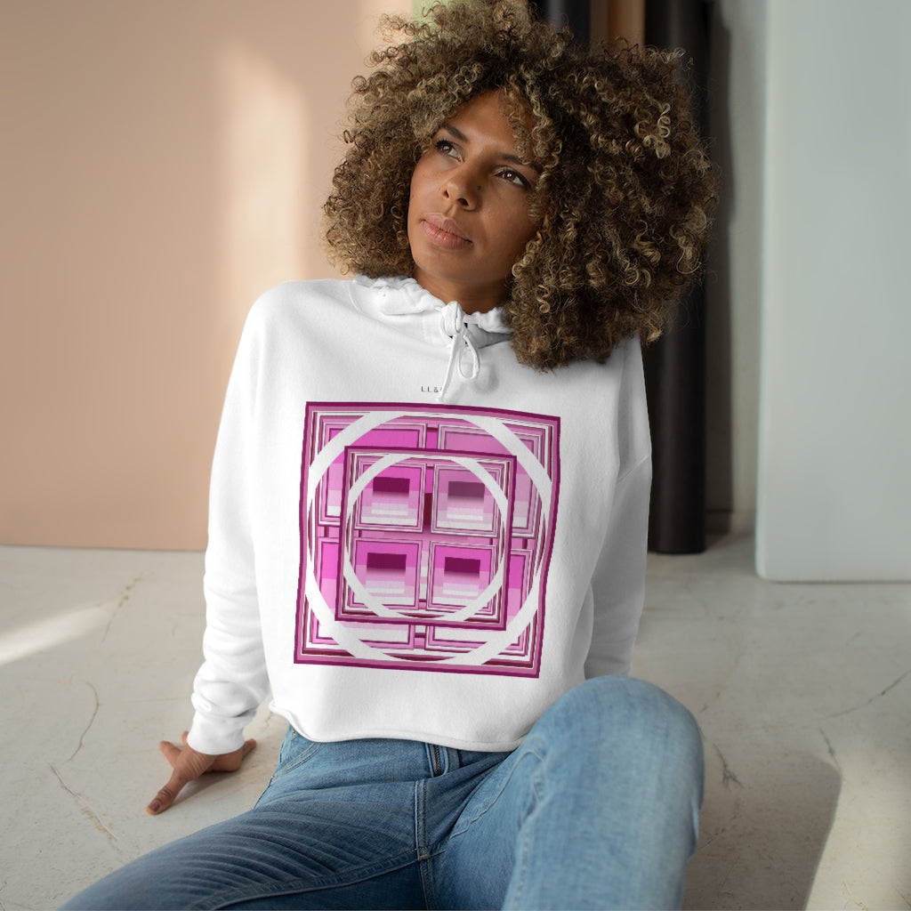 Hooded sweatshirt with print by the artist Laila Lago & C.by Iannilli Antonella