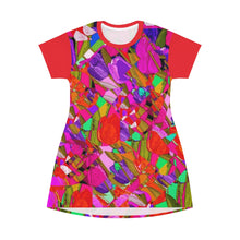 Carica l&#39;immagine nel visualizzatore di Gallery, All Over Print T-Shirt Dress  Laila Lago &amp; C. by Iannilli Antonella
