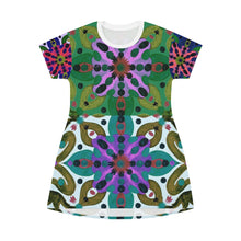 Load image into Gallery viewer, All Over Print T-Shirt Dress Laila Lago &amp; C. by Iannilli Antonella
