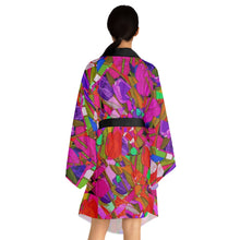 Carica l&#39;immagine nel visualizzatore di Gallery, Long Sleeve Kimono Robe  Laila Lago &amp; C. by Iannilli Antonella
