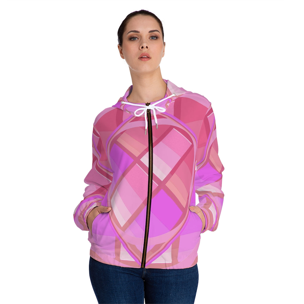 Women’s Full-Zip Hoodie (AOP) Laila Lago & C. by I.A.