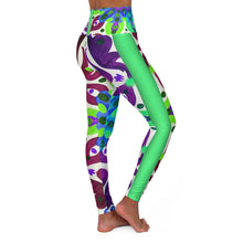 Load image into Gallery viewer, High Waisted Yoga Leggings with Art Print Laila Lago &amp; C. by Iannilli Antonella

