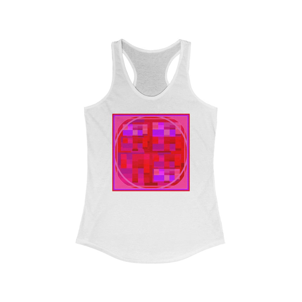 Women's Ideal   Tank with central art print Laila Lago & C.by Iannilli Antonella