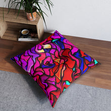 Carica l&#39;immagine nel visualizzatore di Gallery, Tufted Floor Pillow, Square Laila Lago &amp; C. by Iannilli Antonella
