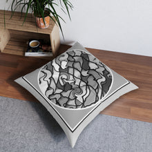 Carica l&#39;immagine nel visualizzatore di Gallery, Tufted Floor Pillow, Square Laila Lago &amp; C. by Iannilli Antonella
