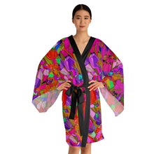 Carica l&#39;immagine nel visualizzatore di Gallery, Long Sleeve Kimono Robe  Laila Lago &amp; C. by Iannilli Antonella
