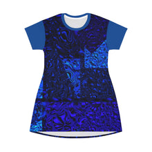 Carica l&#39;immagine nel visualizzatore di Gallery, All Over Print T-Shirt Dress Laila Lago &amp; C. by Iannilli Antonella
