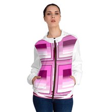 Carica l&#39;immagine nel visualizzatore di Gallery, Women’s Full-Zip Hoodie (AOP) Laila Lago &amp; C. by I.A.
