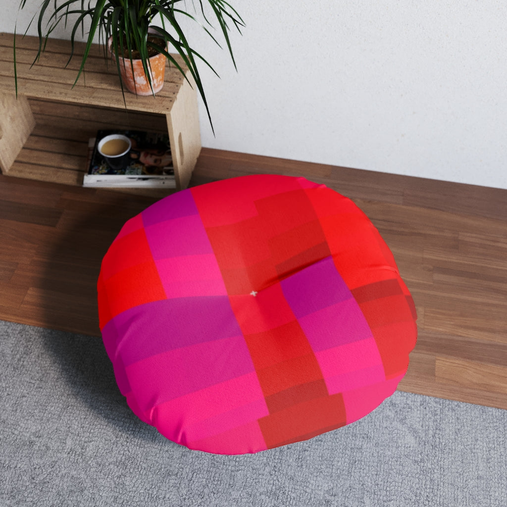 Tufted Floor Pillow, Round Laila Lago & C. by Iannilli Antonella