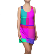 Load image into Gallery viewer, Dress with summer art print designed by Laila Lago &amp; C. by Iannilli Antonella
