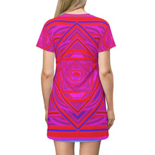 Load image into Gallery viewer, All Over Print T-Shirt Dress Laila Lago &amp; C. by Iannilli Antonella
