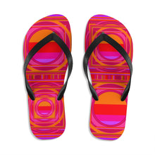 Load image into Gallery viewer, Flip-Flops  arancio fucsia Laila Lago &amp; C.by Iannilli Antonella
