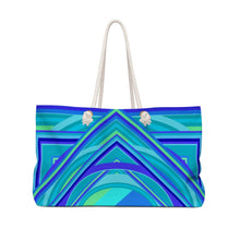 Load image into Gallery viewer, Beach bag with artistic print designed by Laila Lago &amp; C. by Iannilli Antonella
