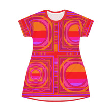 Load image into Gallery viewer, All Over Print T-Shirt Dress Laila Lago &amp; C. by Iannilli Antonella
