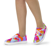 Load image into Gallery viewer, Women’s lace-up canvas shoes Laila Lago &amp; C, by Iannillli Antonella
